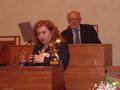 Producentka projektu Zuzana Dražilová při představení projektu  Producentka projektu Zuzana Dražilová při představení projektu